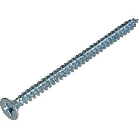 VBA Vis bois agglo Tête fraisée Pozi 5X80 Acier zingué-1 pièce