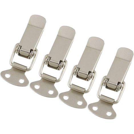 4 ensembles coffres, coffrets d'outils quincaillerie, Gefederter Kippverschluss