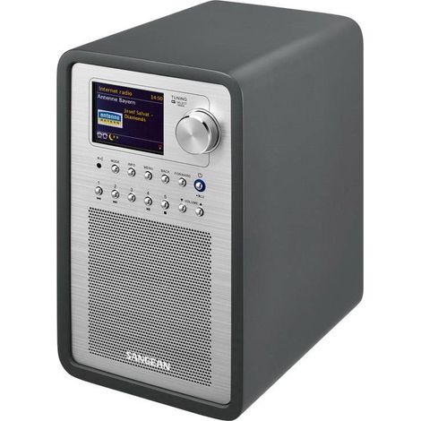 N/A Sangean WFR-70 (SmartLink 1) audio, stéréo (jack 3.5 mm), LAN (10/100 Mo/s), USB Spotify, compatible DLNA gris (1/3)