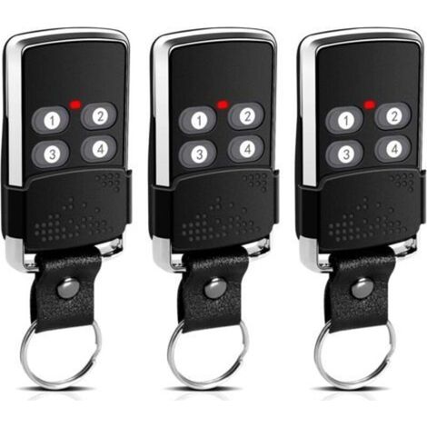 Control remoto para puerta de garaje de 433,92 MHz - Compatible con Wisniowski EL11Q, EL12Q, EL13Q, EL17Q ELN - Código variable de 4 canales (3) (1/5)