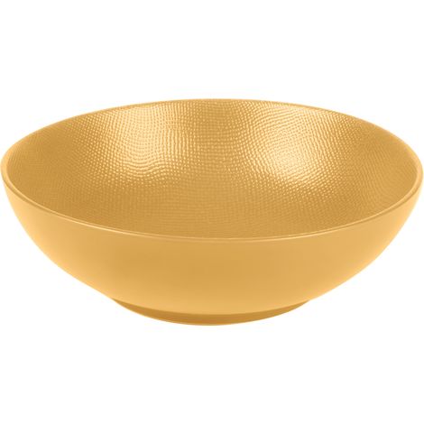 Table Passion - Assiette creuse Vésuvio safran 19 cm (lot de 6) (1/3)