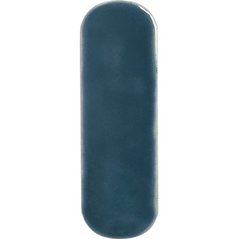 Carrelage grès cérame effet graphique CASABLANCA - Ovale 15x5cm Azure - - boîte de 0.53 m2 - Gioia Materia