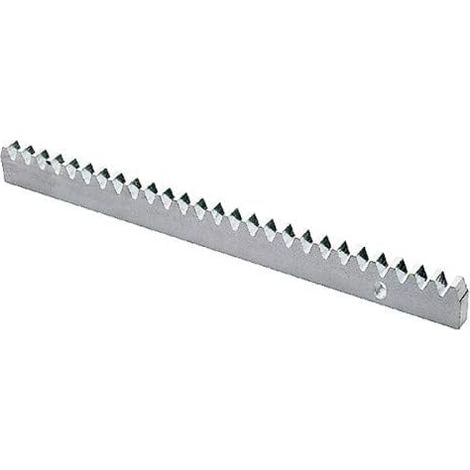 Cremaillere pour Portail Coulissant 1m Module 4 1 Unité Barre Accompagnée de Dent en Métal pour Guider le Portail Coulissant lors de la Manœuvre (1/5)