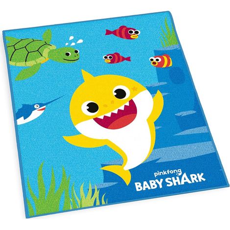 Herding Tappeto Baby Shark 100 x 120 cm Idea Regalo per Bambini