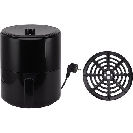Friteuse intelligente noire 6L, grande capacité, 1400W, chaleur par circulation 360°, contrôle précis de la température, prise UE 220V (1/5)