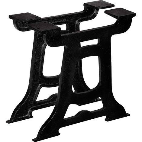 Pieds de table basse, 2 pièces, structure en Y, fonte (1/5)