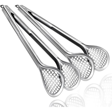Pinces à griller/friter larges en acier inoxydable Cuisipro 30 cm (1/5)