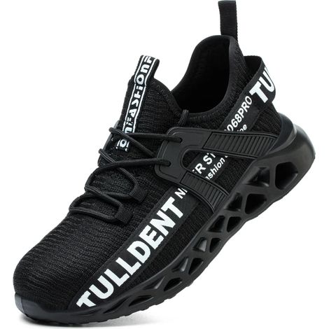 Chaussures de sécurité anti-chocs et anti-perforation pour hommes, embout en acier, chaussures de protection indestructibles pour hommes-43 (1/5)