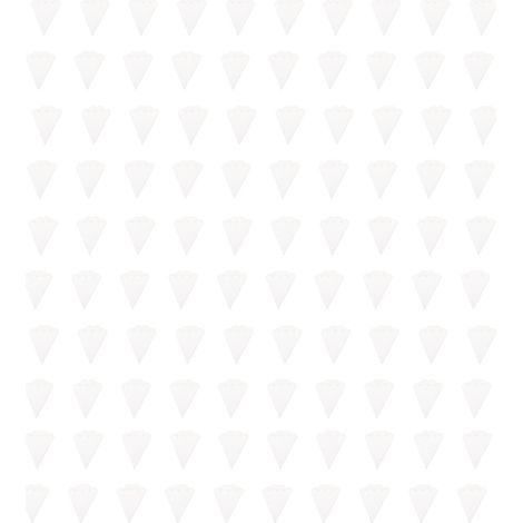 100 dreieckige Popcorntüten aus Pergamentpapier, ideal für Partys und kleine Restaurants. (1/5)