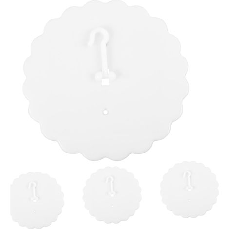 Ensemble de 4 crochets pour rideaux lit, type suspendu chambres (1/5)