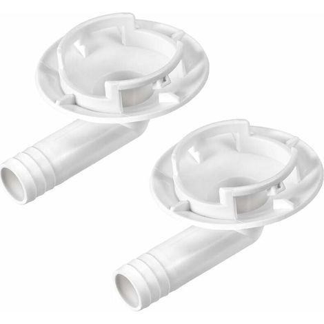 Anschluss-Winkelstück für Klimaanlagen-Ablaufrohre, passend für Mini-Split-Geräte und Fensterklimaanlagen (40 mm, 2 Stück) (1/3)