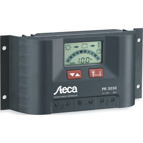 Steca PR 3030 Regolatore di carica PWM 12 V, 24 V 30 A