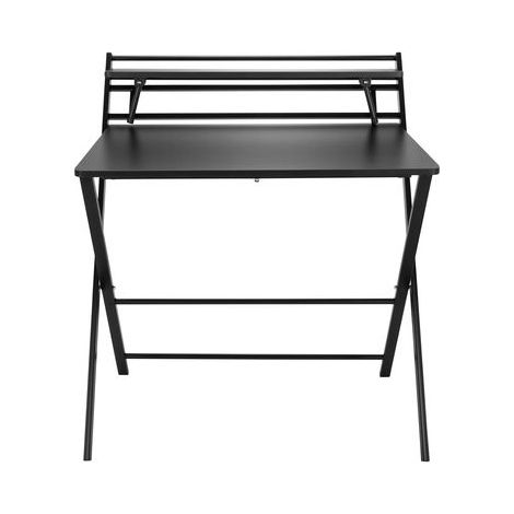 [GEBRAUCHT] Hjh Office Schreibtisch Arbeitstisch Easy Clap Computertisch Tisch 92x84 Schwarz B-Ware