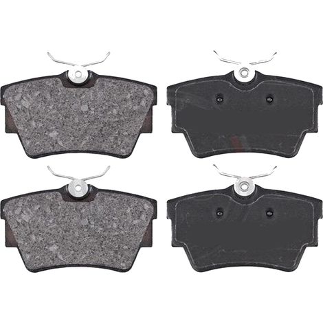 KIT PASTIGLIE FRENO POSTERIORI compatibile con NISSAN PRIMASTAR AUTOBUS / FURGONATO PIANALE PIATTO /TELAIO (X83) / PASTIGLIE FRENANTI AUTO OEM 37288, / SOSTITUZIONE DIRETTA / BASSA POLVERE / SILENZIOS