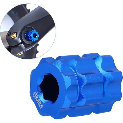 Cle hollowtech Outil d'llation d'enlèvement de manivelle de Bicyclette, Outil de réparation de manivelle de vélo de Route Replacement pour Les Outils de réparation de HollowTech R(6mm) (1/5)