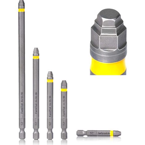 5 Embout Allen 3 en 1 H4 H5 H6 Embout Magnetique Visseuse (1/5)