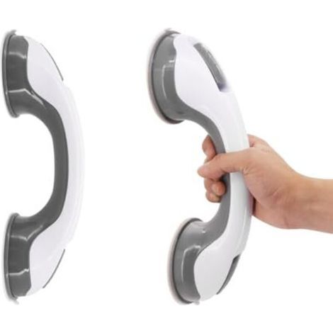 Set of 2 drill-free shower handles - With suction cup - For bathroom - For children, pregnant women and the elderly (1/5)