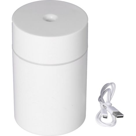 Mini Humidificateur USB Silencieux Portable pour Voiture, Bureau et Chambre - Blanc (1/5)