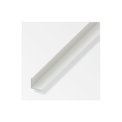 Profilo PVC Bianco H 200 cm Angolare 20 x 20 x 1 mm Alfer 5 Pezzi