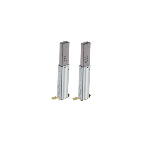 2 paires (4 pièces) de charbons moteur compatibles avec aspirateurs industriels de 30/60/70/80/90 L – dimensions 10 × 6 × 29 mm – accessoires de remplacement pour aspiration professionnelle (1/5)
