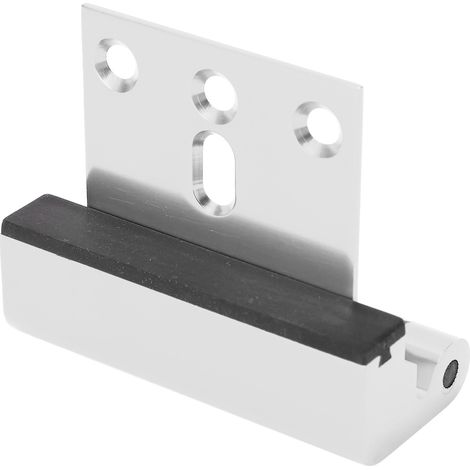 Serrure de sécurité pour porte d'entrée, résistante à 363 kg (800 lb), en alliage d'aluminium, avec système de sécurité enfant, pour chambre et garage, couleur argent. (1/5)