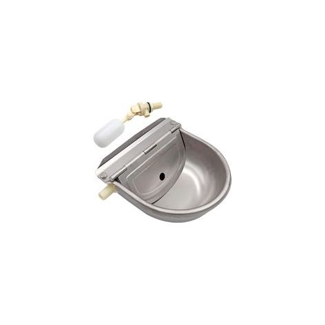 Viehtränke, Edelstahlschale, 2 Stück, automatisch mit Schwimmerventil für Hunde, Pferde, Nutztiere, Ziegen und Schafe (1/5)