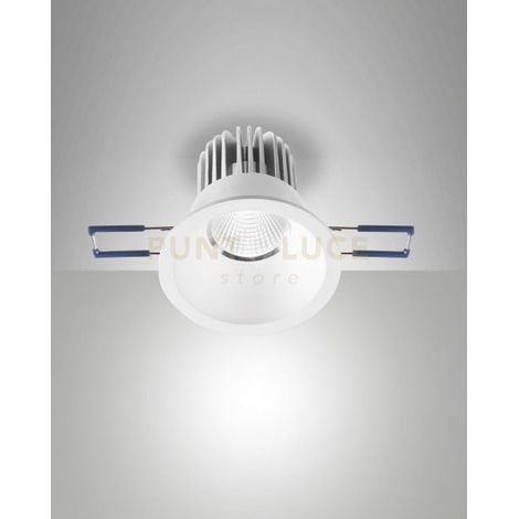 SIGMA SYSTEM INCASSO CORNICE TONDO ARRETRATO FISSO A LED  7W 3000K 800LM IP40