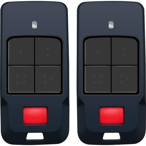 2 transmisores de garaje compatibles con BFT MITTO COOL C4 433 MHz, codificación de código variable, MITTO COOL C2, MITTO COOL C4, control remoto universal para puerta de garaje (1/4)