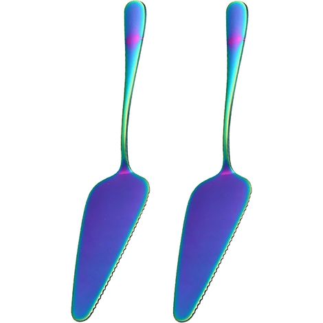 SpaTule À Gâteau - Acier Inoxydable - Tête Triangulaire Dentelée - Pour Tartes Et Pâtisseries - Lot De 5 (1/5)
