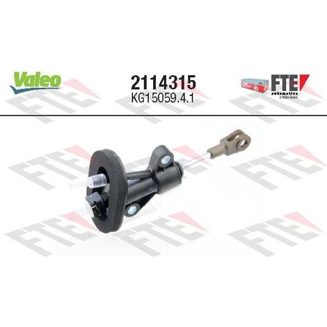 Cylindre émetteur, embrayage Valeo 2114315 ABARTH 2182E6 55190994 5679358