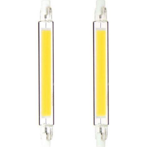 Ampoule LED Crayon R7S 10,5W Équivalent 65W Blanc Chaud Lot de 2 (1/3)