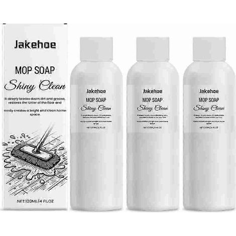 Savon pour balai serpillère 120 ml, parfum rafraîchissant, produit de nettoyage multifonctionnel pour la maison (1/2/3 pièces). (1/5)