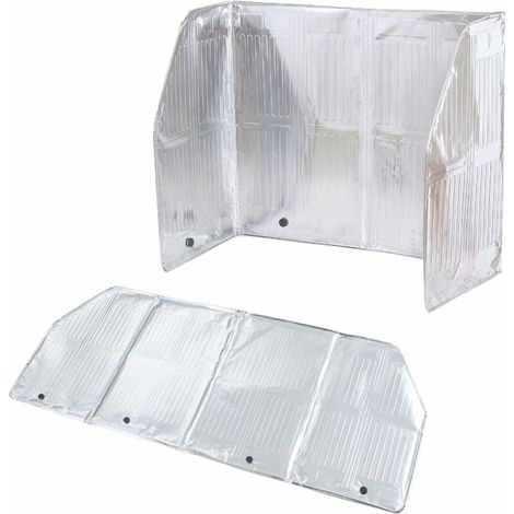 Green Mobility-Écran anti-éclaboussures d'huile, Feuille d'aluminium, Facile à nettoyer, Ustensiles de Cuisine (120 x 50 cm) (1/5)