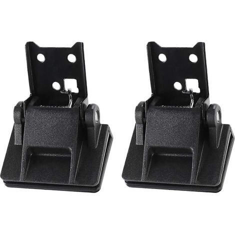 Deux charnières de couvercle anti-poussière, robustes et durables, pièces de rechange noires pour les platines AP-206, AP-307 et AP-D210. (1/3)