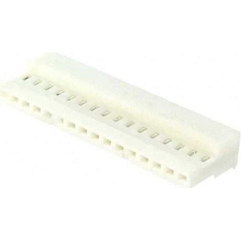 Connettore MTA 100 Femmina 16 Vie Bianco per cavo AWG 24