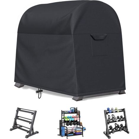 Housse de support d'haltères, housse de protection anti-rayures, protection portable pour support d'haltères de gym, housse de support de poids intérieur, housse de support d'haltères d'extérieur (1/5)