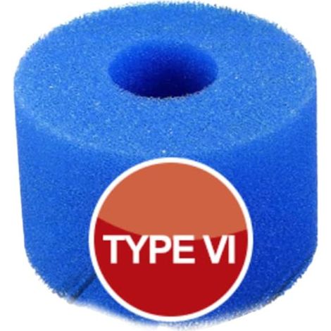 Mousse Filtrante Bestway VI S1 pour Piscine, Compatible avec les Tailles Intex VI/6 - Pièce de Rechange Essentielle (1/3)