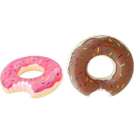 Salvagenti gonfiabili a forma di ciambella in PVC rinforzato, lunghi 120 cm. (1/2)