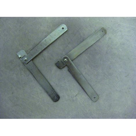 Compas de tréteaux acier zingué longueur 300 mm par paire - TORBEL INDUSTRIE