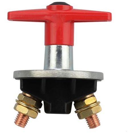 Coupure Isolateur Batterie Coupe Circuit,12V-60V 300A Batterie à clé Fixe Universelle de Voiture Déconnecter l'isolateur de Puissance Automobile Urgence Interrupteur pour Voiture,Bateau (1/5)
