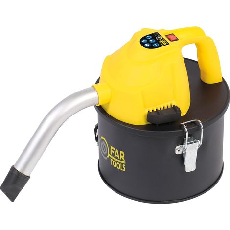 Fartools Pro – Aspirateur à cendre 4L 600W – Puissance d’aspiration 13KPa – Cuve acier maniable – Tube aluminium Ø32mm – Filtre cartouche inclus