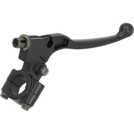 Maneta de embrague universal izquierda de aluminio para scooters, motos de motocross, quads y motos de motocross de competición, con manillar de 7/8 de pulgada.
