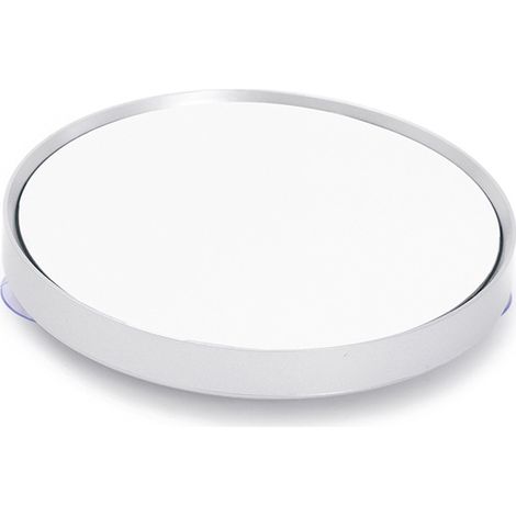 Espejo de maquillaje pequeño con ventosa, espejo de viaje con aumento de 30x para maquillaje de viaje, blanco (1/5)