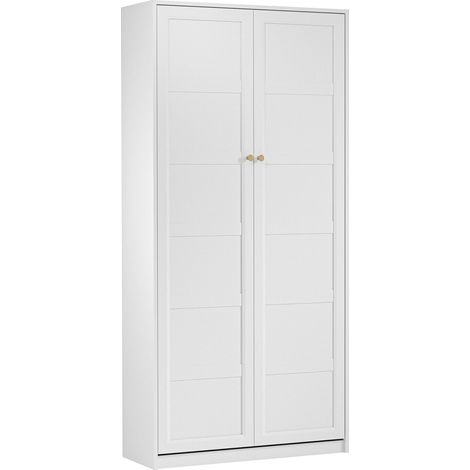 AX LIVING Wandbett Raiane PT90 Schrankbett in Weiß ohne Matratze