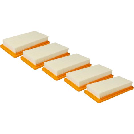 vhbw 5x filtro salva-motore compatibile con Kärcher DS 6000, DS 5200, DS 6, DS 6 Premium, DS 6.000 aspirapolvere