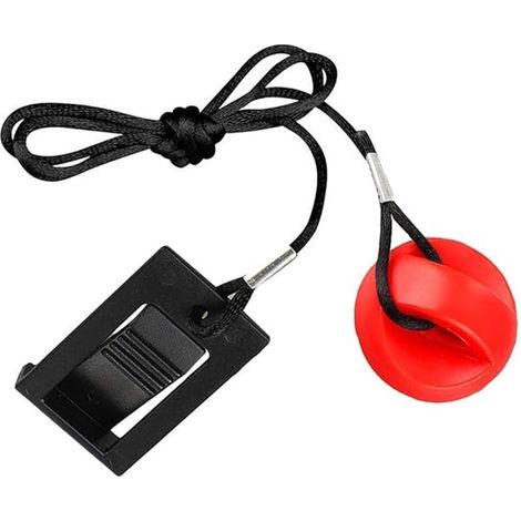 Clé De Sécurité Tapis Roulant - Magnétique Rond - Compatible Avec La Plupart Des Marques - ABS Plastique Renforcé - 1 Pièce (1/3)