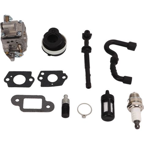 Jeu de carburateurs avec bougie d'allumage, rondelle de filtre de conduite de carburant, haute dureté Stable pour STIHL 017 (1/5)