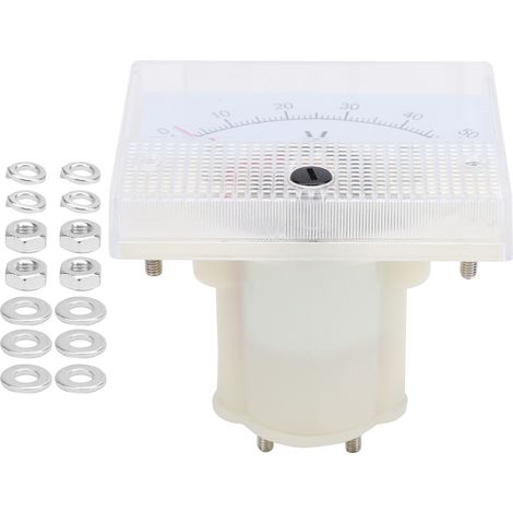 Voltmètre DC 85C1 050V à aiguille, instrument de mesure encastré pour panneau électrique (1/5)