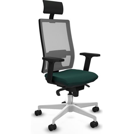 Sedia ergonomica piqueras y crespo Horna nero schiuma iniettata