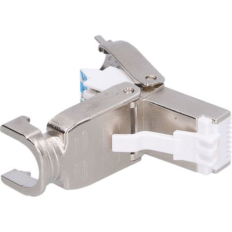 Connecteur réseau à tête cristalline Gigabit plaqué or sans pression (1/5)